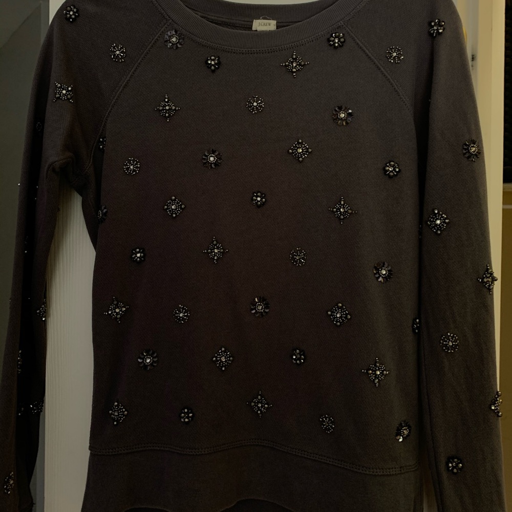 Sequined Embellished J Crew Sweater